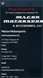 Mobile Screenshot of maconmotorsportsllc.com